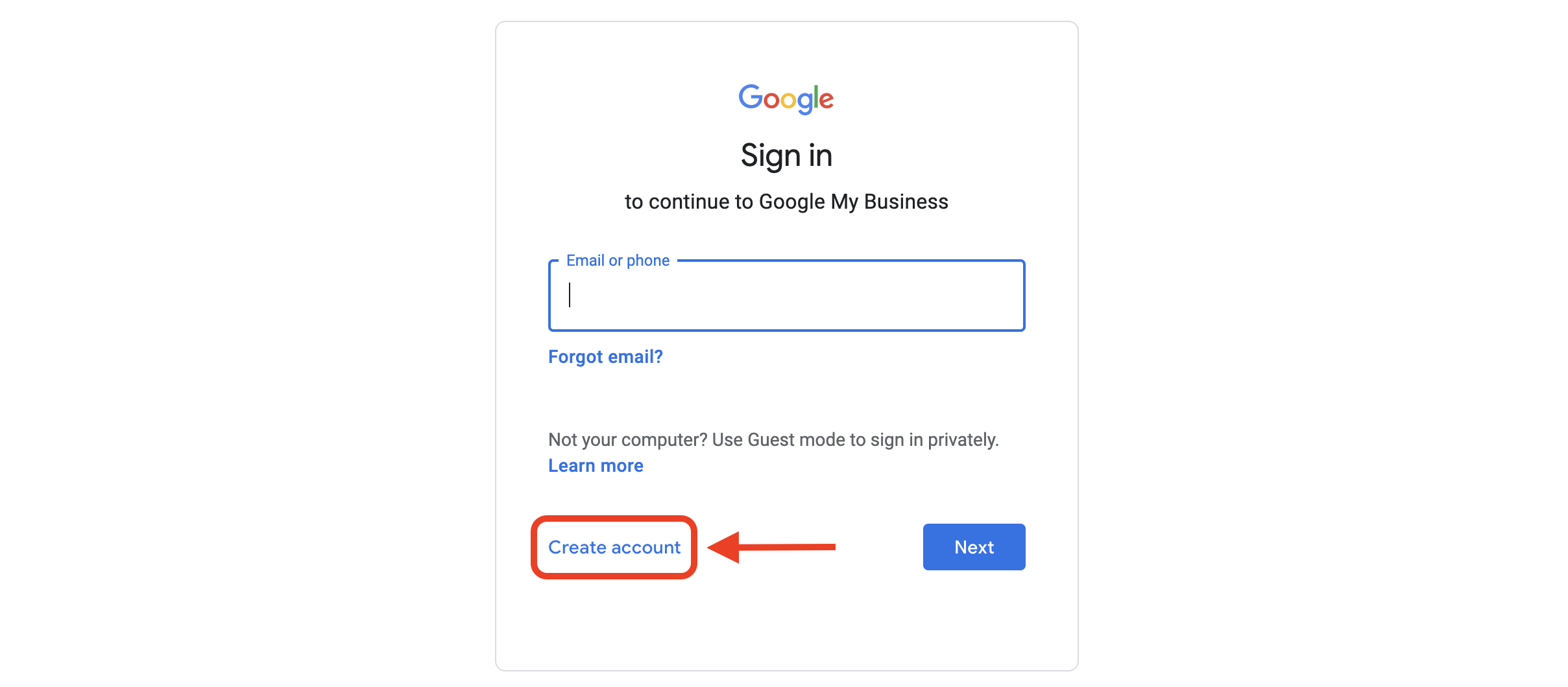Sign In or Create a New Account